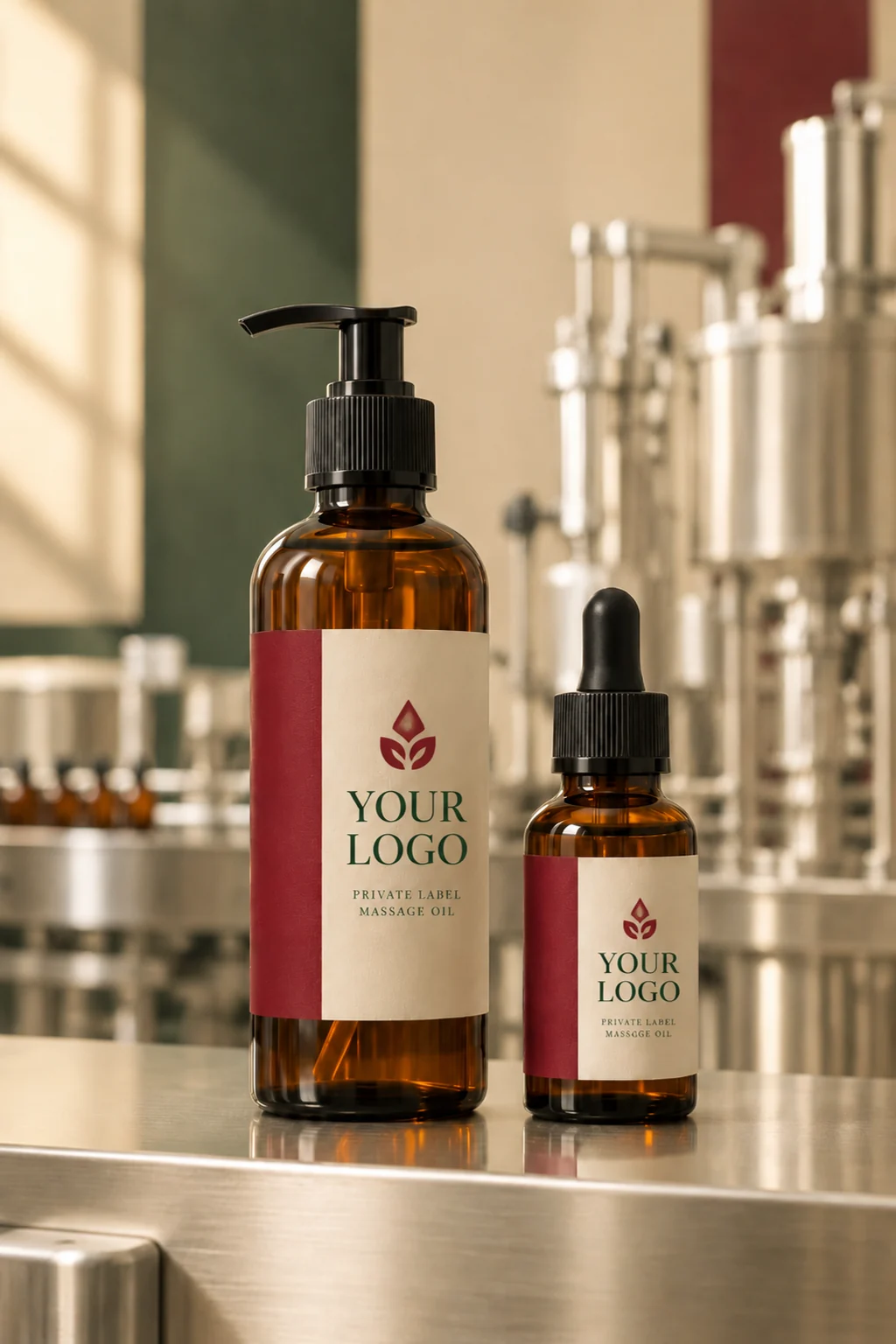 Private Label Massage Oil Manufacturer at Sandio Cosmetics